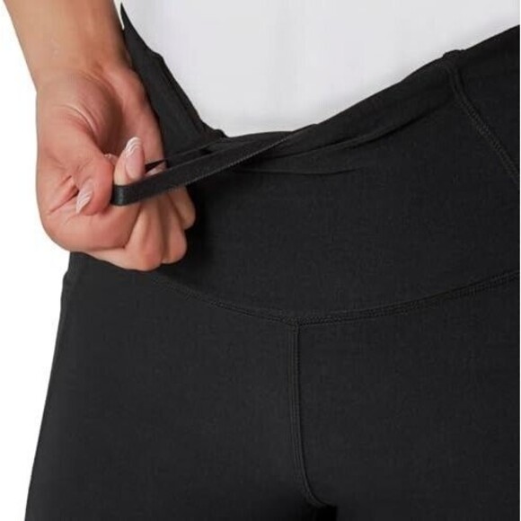 Mondetta Leggings Gym Workout Athletic Yoga Pants with Pockets, Black, Size M - Picture 4 of 5